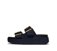 FitFlop Gen-FF Max Buckle Slides 6.5 (39.5) Blue