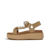 Women's wedge sandals FitFlop Gen-FF Max Ultra-Jewel Beige 38
