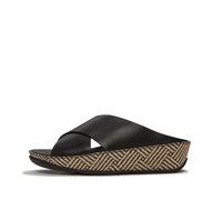 Women's wedge sandals FitFlop Lulu Lux Noir 39