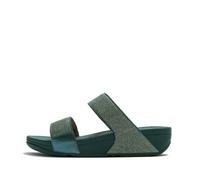 Women's wedge sandals FitFlop Lulu Shimmerglitz Bleu 40