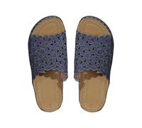 Women's Wedge Sandals, Slippers, Mules with Footbed, Soft Sliding Sandals, Flower Jewellery, Outer Material, Outdoor Sandals, Comfortable Sandals, Bohemian Slider, Wide Feet Slippers for Living Room