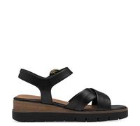 Tamaris Wedge sandals 28202-003 in Black 7.5