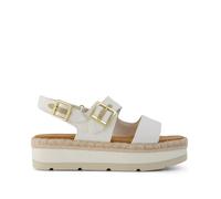 (, ) TOMS Giana Textile Women's White Beachside Sandals