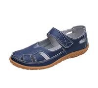 Women's Wedge Sandals with Closed Heel - Leisure Breathable Summer Sandals Lightweight Comfortable Single Shoes Cushioning Sole Beach Sandals Orthoshoes for Weekend Trips, blue, 10 UK