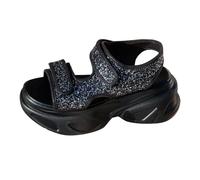 Womens Wedge Sport Sandals Open Toe Lightweight Thick Sole Comfortable Outdoor Running Athletic Sandal with Ankle Strap