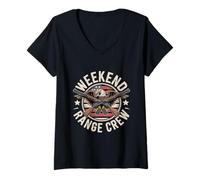 Women's Weekend Range Crew Shooting Lifestyle V-Neck T-Shirt
