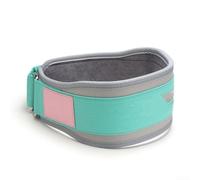 Womens Weightlifting Belt In Grey With Metal Buckle For Squat Deadlift Gym Training Eva Foam Back Support Adjustable Waist 12cm Width Lumbar Guard Ideal For Heavy Lifting Exercises And Fitness(S)
