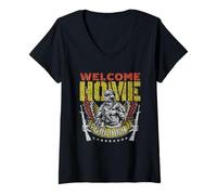 Womens Welcome Home Soldier Military Soldiers Welcome Home V-Neck T-Shirt