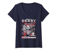 Women's Welcome to Derry Pennywise Catalogue V-Neck T-Shirt