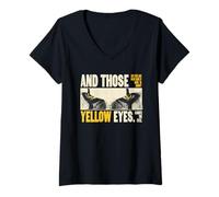 Women's Welcome to Derry Those Yellow Eyes V-Neck T-Shirt