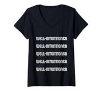 Womens Well-intentioned V-Neck T-Shirt