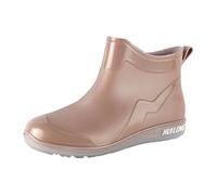 Women's Wellies Waterproof Ankle Boots Women Gardening Shoes My Comfy Boots for Rain Mid Calf Rain Solid Color Garden Shoes Outdoor Comfortable Work with Dogs for (Khaki,5)
