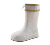 Women's Wellies Waterproof Womens Boots Garden Shoes My Comfy Boots for Women Rain Thick Sole Mid Tube Water Four Fishing Outdoor Work Shoes Car Wash Outdoor Camping Rain Under 25 (Beige,6)