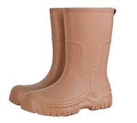 Women's Wellington Boots, High Lined Rain Boots, Winter Boots, Outdoor Waterproof Non-Slip Slip-On Boots, Fishing Boots, Rubber Shoes, Comfortable Rain Boots, Garden Shoes, Rain Shoes, khaki, 8 UK