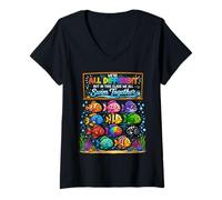 Women's We're All Different But in This Class We All Swim Together V-Neck T-Shirt