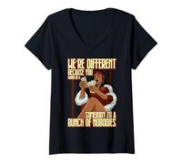 Womens were Different Because You Wanna be a sombody to a Bunch of V-Neck T-Shirt