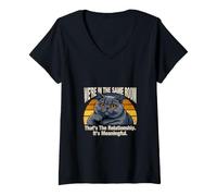 Women's We're in The Same Room Thats The Relationship V-Neck T-Shirt