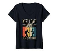 Women's West Coast Swing - That's My Thing V-Neck T-Shirt