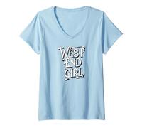 Womens West End Girl V-Neck T-Shirt