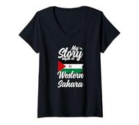 Women's Western Sahara V-Neck T-Shirt