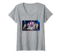 Womens Westlife Live in Concert Turnaround Tour 2004 V-Neck T-Shirt