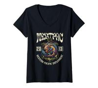 Womens Westpac 2013 for Western Pacific Deployment 2013 Sailor V-Neck T-Shirt
