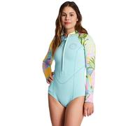 Women's wetsuit Billabong Salty Dayz 2/2mm Less-Zip Bleu L
