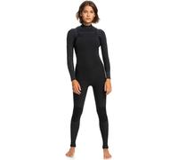 Roxy Sws 3/2 Mm Woman Long Sleeve Chest Zip Neoprene Suit Black 12 Woman