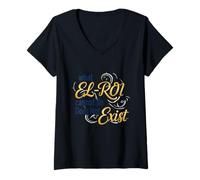 Womens What El-Roi Cannot Do Does Not Exist- NSPPD Morning Prayer V-Neck T-Shirt