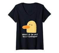 Women's What If I'm Not Silly Enough V-Neck T-Shirt