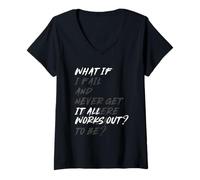 Womens What IF IT All Works Out? V-Neck T-Shirt