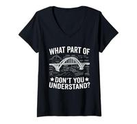 Women's What Part of Don't You Understand Civil Structural Engineer V-Neck T-Shirt