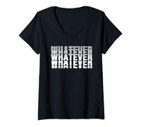 Womens Whatever Shirt that says Whatever Tshirt,Womens The Whatever V-Neck T-Shirt