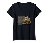 Women's When the Pits Fell Silent V-Neck T-Shirt