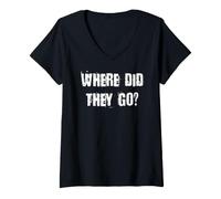Women's Where Did They Go V-Neck T-Shirt