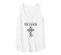 Womens Where Science Meets The Savior Christian Nurse Tank Top