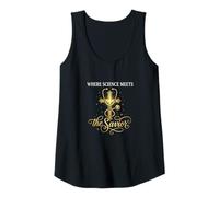 Womens Where Science Meets The Savior Christian Nurse Tank Top