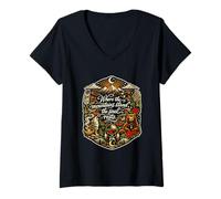 Women's Where THE Mountains Stand THE Soul Rests V-Neck T-Shirt