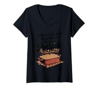 Womens Where Two or More are Gathered There’s a Potluck Christian V-Neck T-Shirt