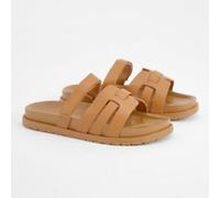 Women's Wheres That From Cut Out Detail Sliders in Brown