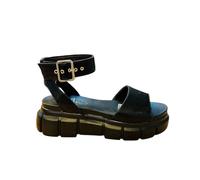 Women's Wheres That From Super Chunky Buckle Sandals in Black