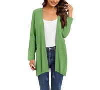 Womens White Cardigan Long Sleeve Soft Long Cardigans for Women UK Plus Size Women Cardigans Lightweight Womens Clothes Waterfall Cardigan Size 16