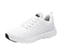 Womens White Trainers Trainers for Women Arch Support Wedge Shoes Wide Fit Orthopedic Trainer Breathable Mesh Non Slip Running Sneakers Memory Foam Sneakers Walking Shoe Plantar Fasciitis Trainer