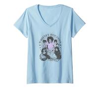 Women's Whitney Houston I'm Every Woman Collage V-Neck T-Shirt