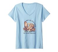 Women's Why Be Fast When You Can Be Fabulous V-Neck T-Shirt