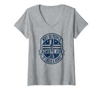 Women's Why Do People Ask If I Need A Hand Funny Leg Amputee V-Neck T-Shirt