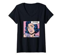 Women's Why Must he Snore? V-Neck T-Shirt