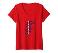 Women's Why Not Us - Washington Baseball Names V-Neck T-Shirt
