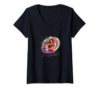Womens Why Walk When You Can Shimmy Belly Dance Vibes V-Neck T-Shirt