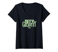 Womens Wicked Defy Gravity V-Neck T-Shirt